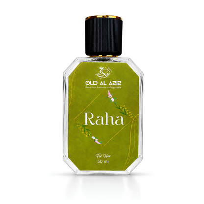 Raha EDP 50ml rose vanilla perfume for women by Oud Al Aziz