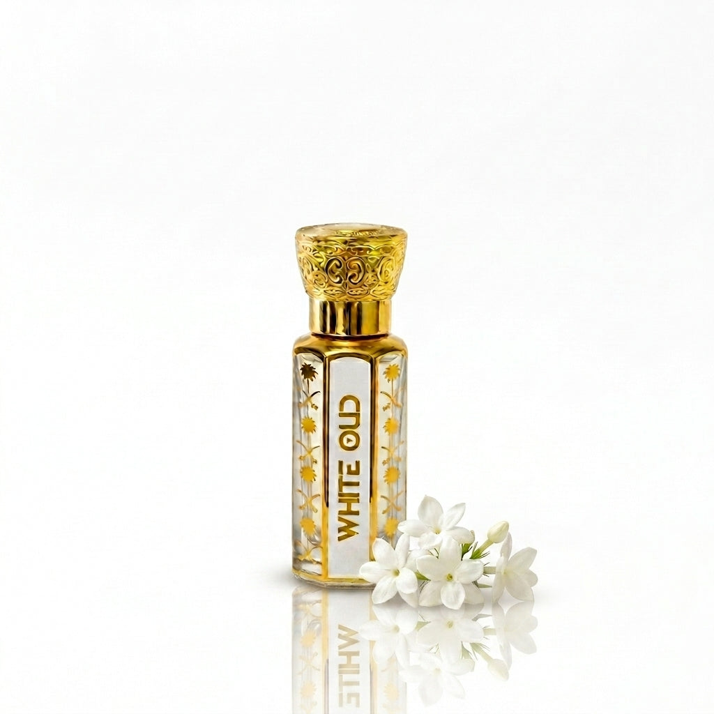 White Oud Attar 12ml alcohol-free oud attar by Oud Al Aziz