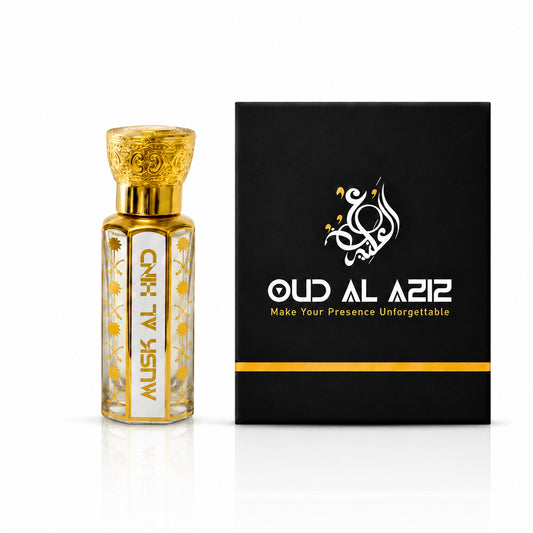Musk Al Hind Attar with saffron, rose and oud notes