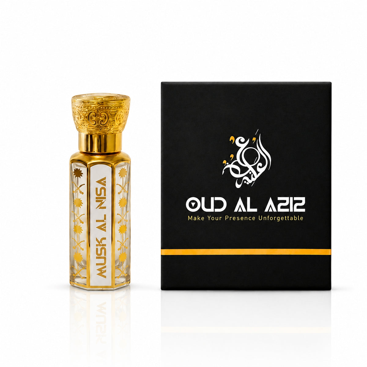 Musk Al Nisa Attar with rose, jasmine and vanilla musk notes